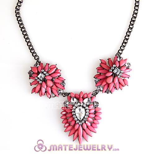 2013 Fashion Lollies Pink Three Pendant Necklace