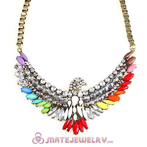 2013 Fashion Lollies Multi Color Resin Crystal Glede Pendant Necklaces