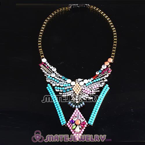 2013 Fashion Lollies Multi Color Resin Crystal Glede Pendant Necklaces