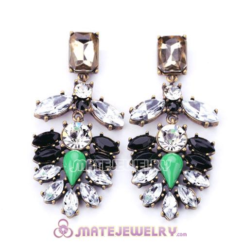 2014 Design Lollies Multi Color Resin Crystal Chandelier Earrings