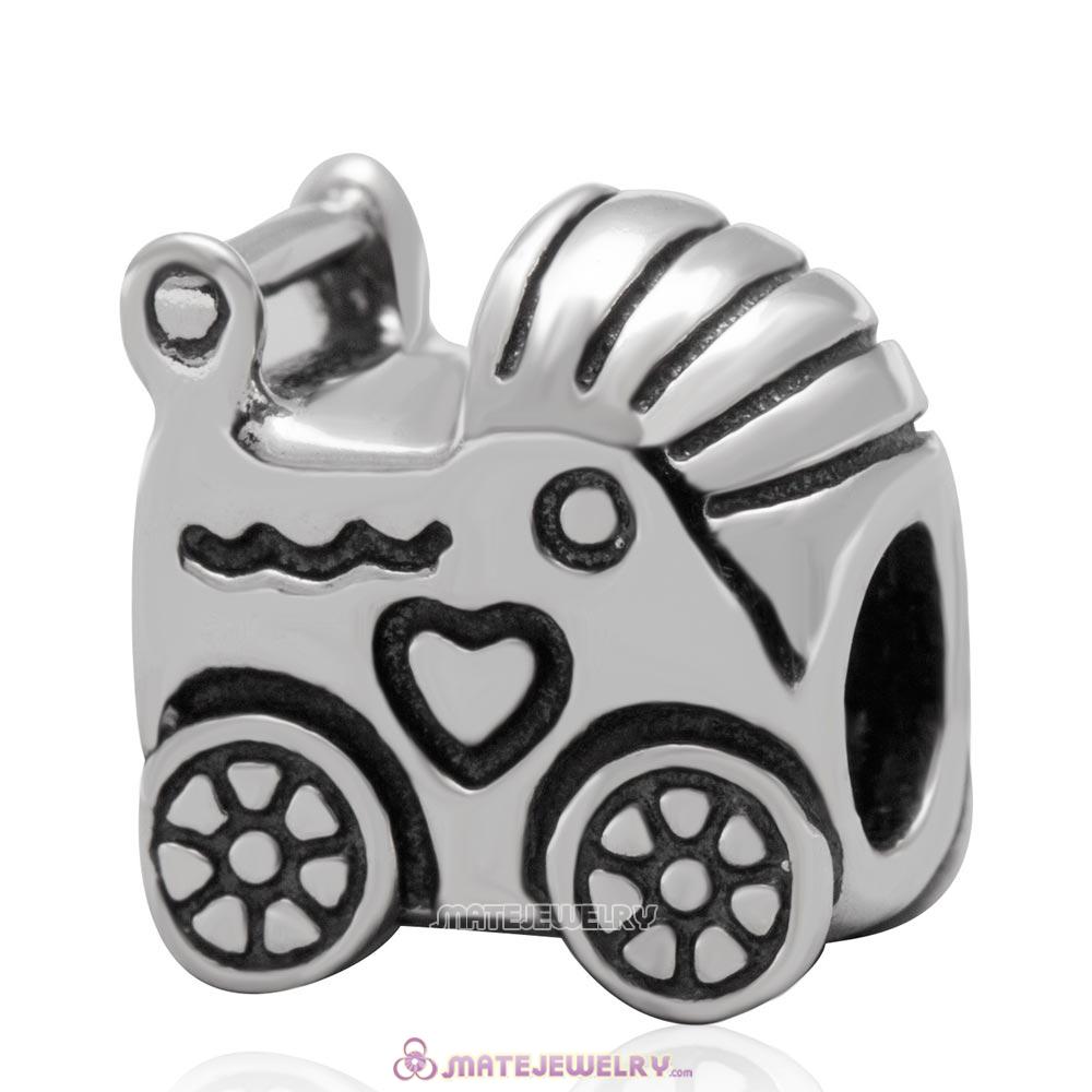 Wholesale Sterling Silver European BABY Carriage Beads 