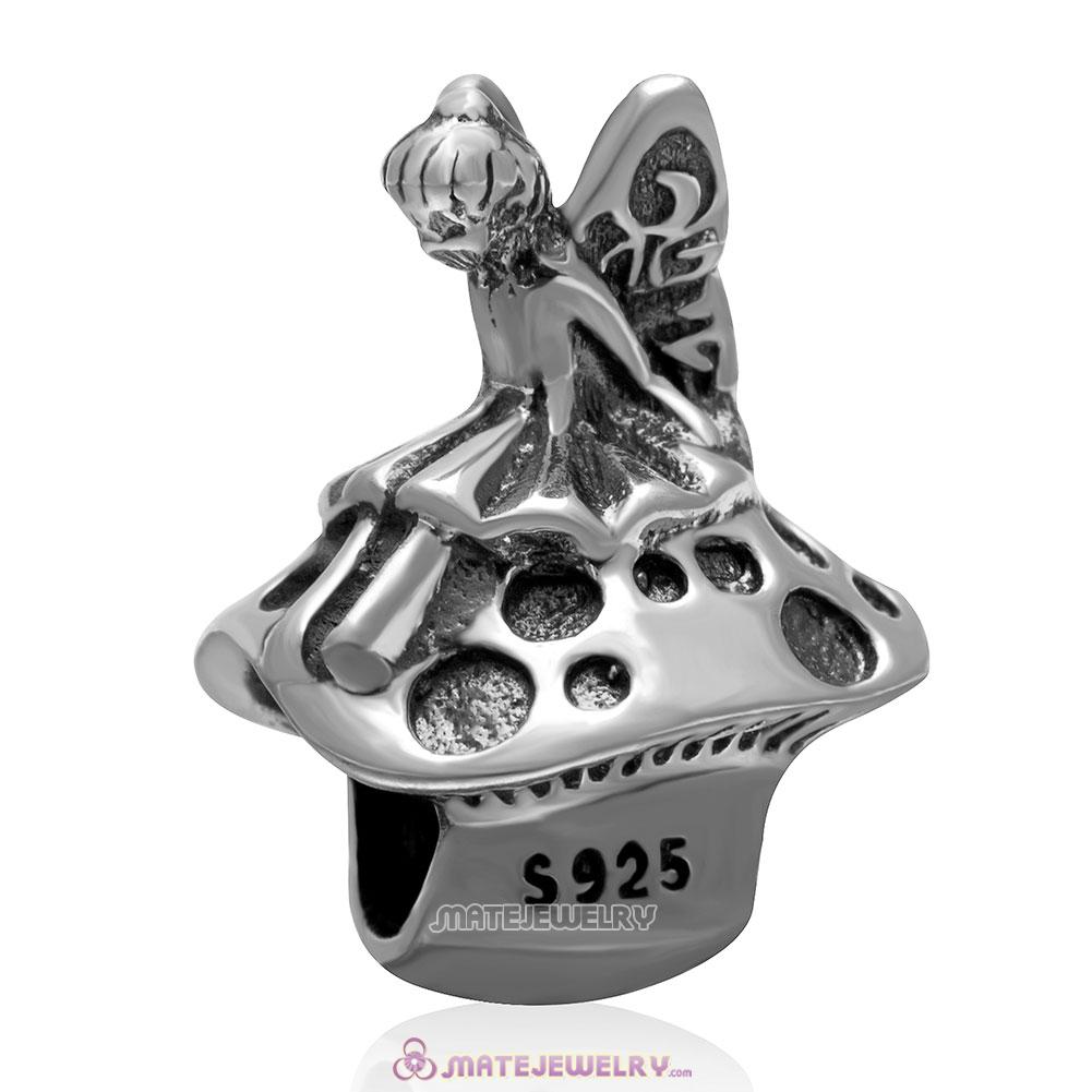Forest Fairy Charm 925 Sterling Silver Bead