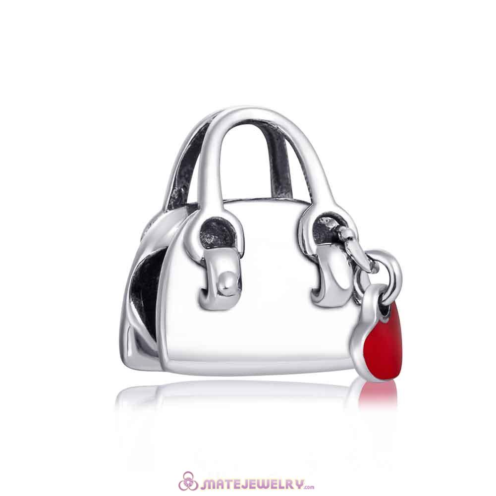 925 Silver European Handbag Charm Beads