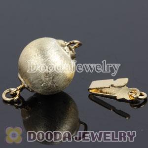 Fishhook Pearl Clasp Ball Dia.10mm 18K Gold Plated Sterling Silver