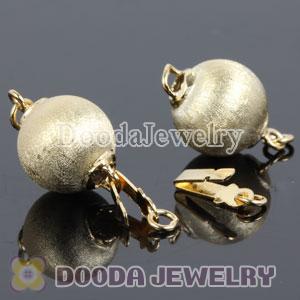 Fishhook Pearl Clasp Ball Dia.10mm 18K Gold Plated Sterling Silver