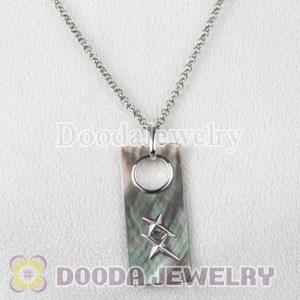 Sterling Silver Fashion Shell Pendant suit European Necklace