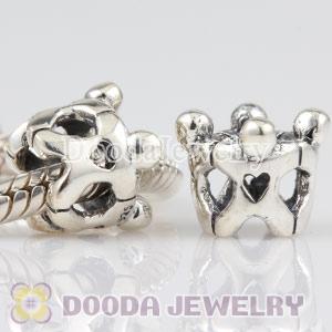 Largehole Jewelry Sterling Silver Circle of Friends Friendship Bead European Compatible