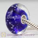 10X20mm Large Murano Glass Pendant Beads sterling silver core European Compatible