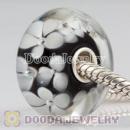 10X20mm Large Murano Glass Pendant Beads sterling silver core European Compatible