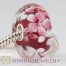 10X20mm Large Murano Glass Pendant Beads sterling silver core European Compatible