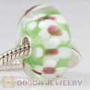 10X20mm Large Murano Glass Pendant Beads sterling silver core European Compatible