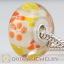 10X20mm Large Murano Glass Pendant Beads sterling silver core European Compatible