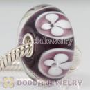10X20mm Large Murano Glass Pendant Beads sterling silver core European Compatible