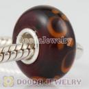 2011 new lampwork glass beads 925 sterling silver core European compatible