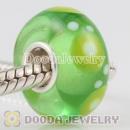 2011 new lampwork glass beads 925 sterling silver core European compatible