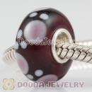 2011 new lampwork glass beads 925 sterling silver core European compatible