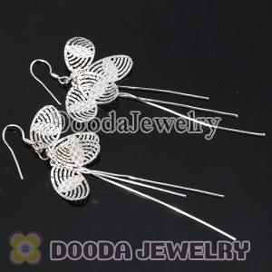 Sterling Silver Fashion Drop Fringe Earrings