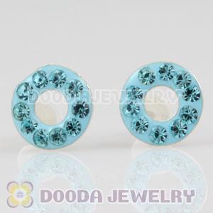 Sterling Silver Austrian crystal Stud Earrings