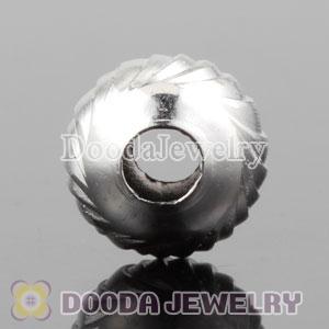 10mm handmade Style Silver Plated Copper Beads Wholesale