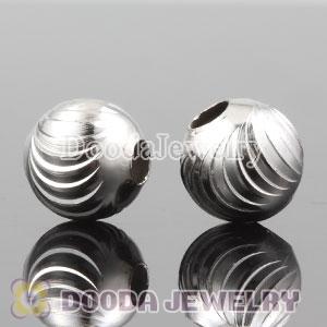 10mm handmade Style Silver Plated Copper Beads Wholesale