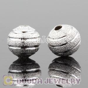 8mm handmade Style Silver Plated Copper Beads Wholesale
