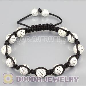 handmade Inspired Bracelet Wholesale with silver Plated Copper hollow Ball Beads