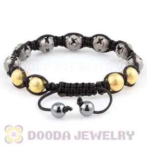 handmade Style TresorBeads Bracelets with plated Copper Beads and Hematite