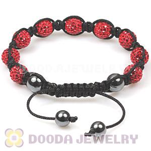 Pavered hot Czech Crystal TresorBeads handmade Inspired Bracelets with Hematite