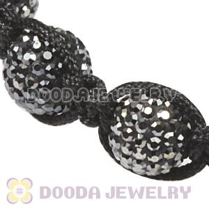 Pavered grey Czech Crystal TresorBeads handmade Inspired Bracelets with Hematite