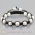 handmade Inspired Bracelet Wholesale with Silver Plated Copper Ball Beads