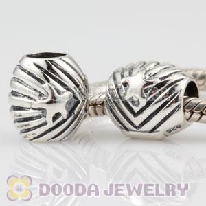 Antique 925 Sterling Silver Shell and Starfish charm Beads European compatible