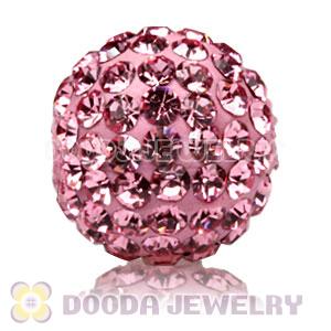10mm handmade style Pave Pink Czech Crystal Bead wholesale