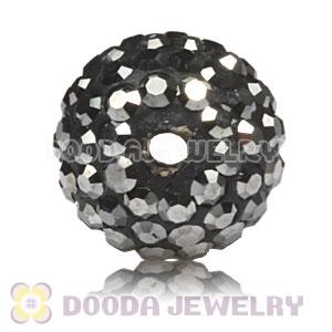 10mm handmade style Pave Grey Czech Crystal Bead wholesale