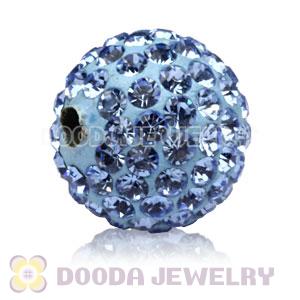 10mm handmade style Pave Blue Czech Crystal Bead wholesale