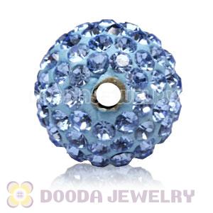 10mm handmade style Pave Blue Czech Crystal Bead wholesale