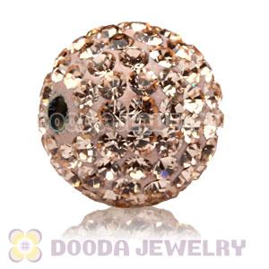 10mm handmade style Pave Rose Czech Crystal Bead wholesale