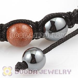 Fashion TresorBeads Healing bracelets with Golden stone and hemitite beads