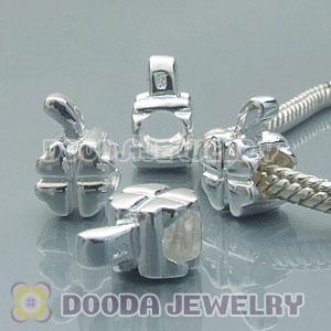 S925 Sterling Silver European Style four-leaf clover Beads and Charms