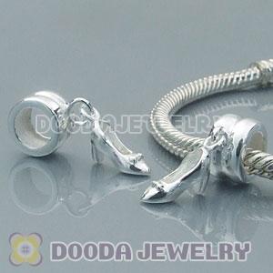 Solid Sterling Silver European Style Beads Dangle Shoe