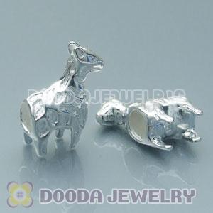 925 Sterling Silver European Style Goat Beads