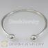 European Style Silver Bangle