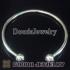 European Style Silver Bangle