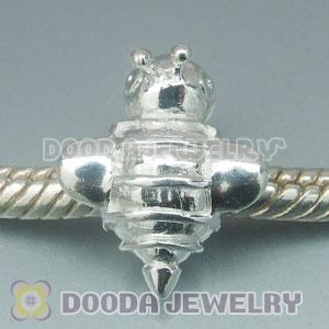 Solid Sterling Silver European Style Bee Beads and Charms