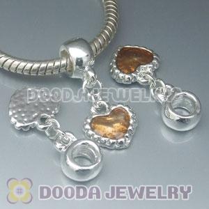 Wholesale European style silver plated beads and charms