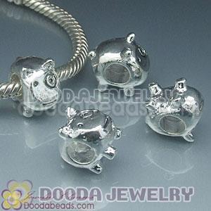 Wholesale European style silver plated beads and charms