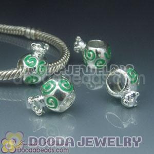 Wholesale European style silver plated beads and charms