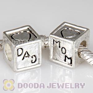 Wholesale European style silver plated beads and charms