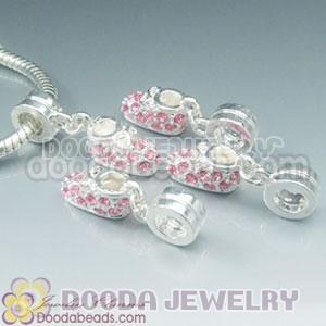Wholesale European style silver plated beads and charms