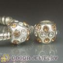 Wholesale European style silver plated beads and charms