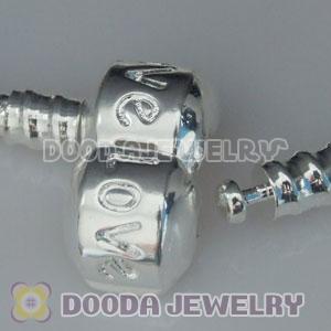 20CM European style silver plated bracelet with LOVE Stamped Lock